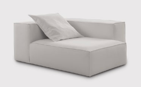 KUBIC XL modular sofa - with chaise longue 145x160XH70