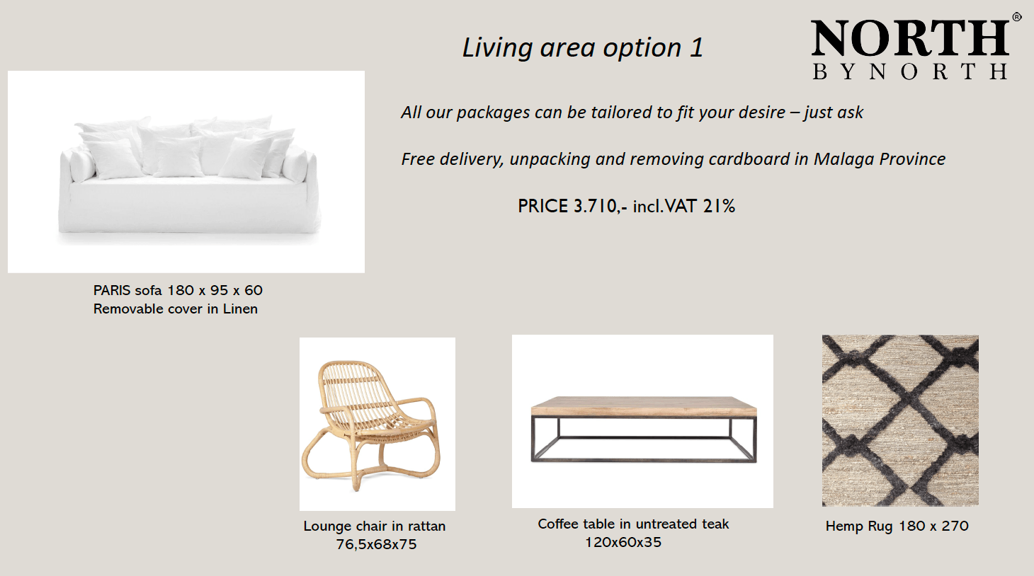 Living area option 1