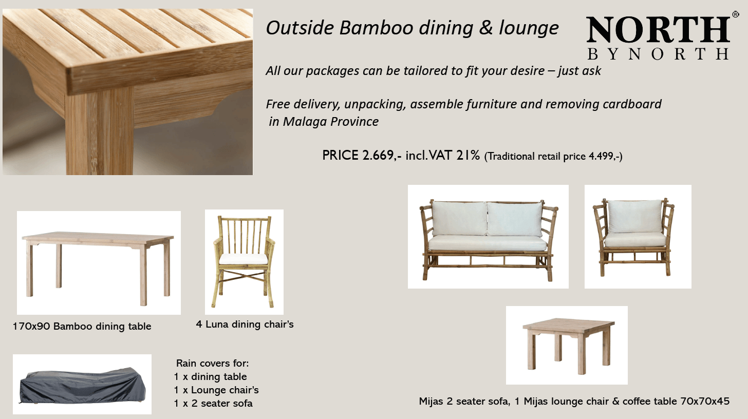 Utanför Bamboo matsal och lounge