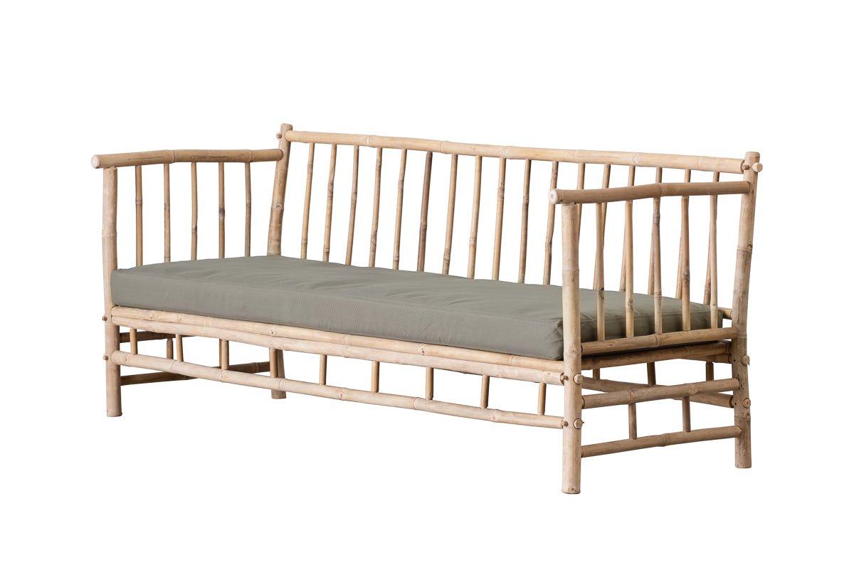Cover til bambus sofa 3 personers - SWEET OLIVE - Northbynorth - Køb Bambusmøbler