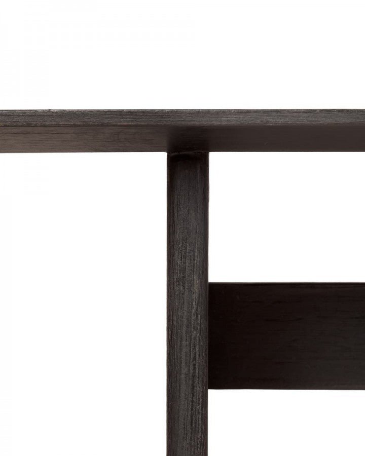 Elegant black coffee table 146 x 55