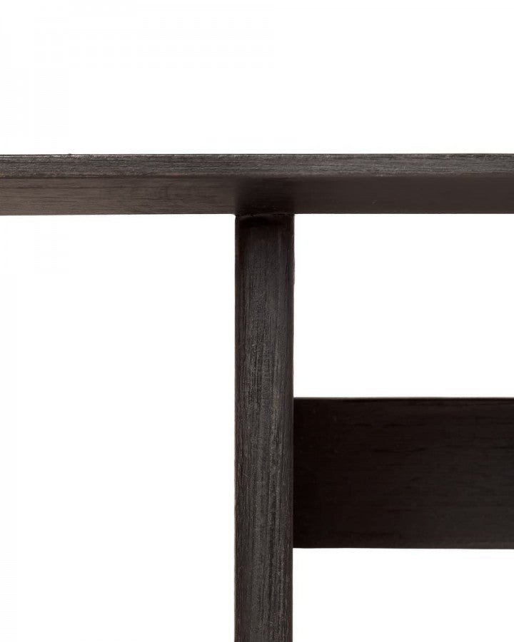 Elegante mesa de centro negra 146 x 55