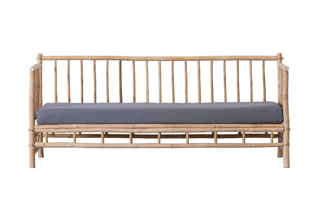 Cover til bambus sofa 3 personers - LIGHT GREY - Northbynorth - Køb Bambusmøbler