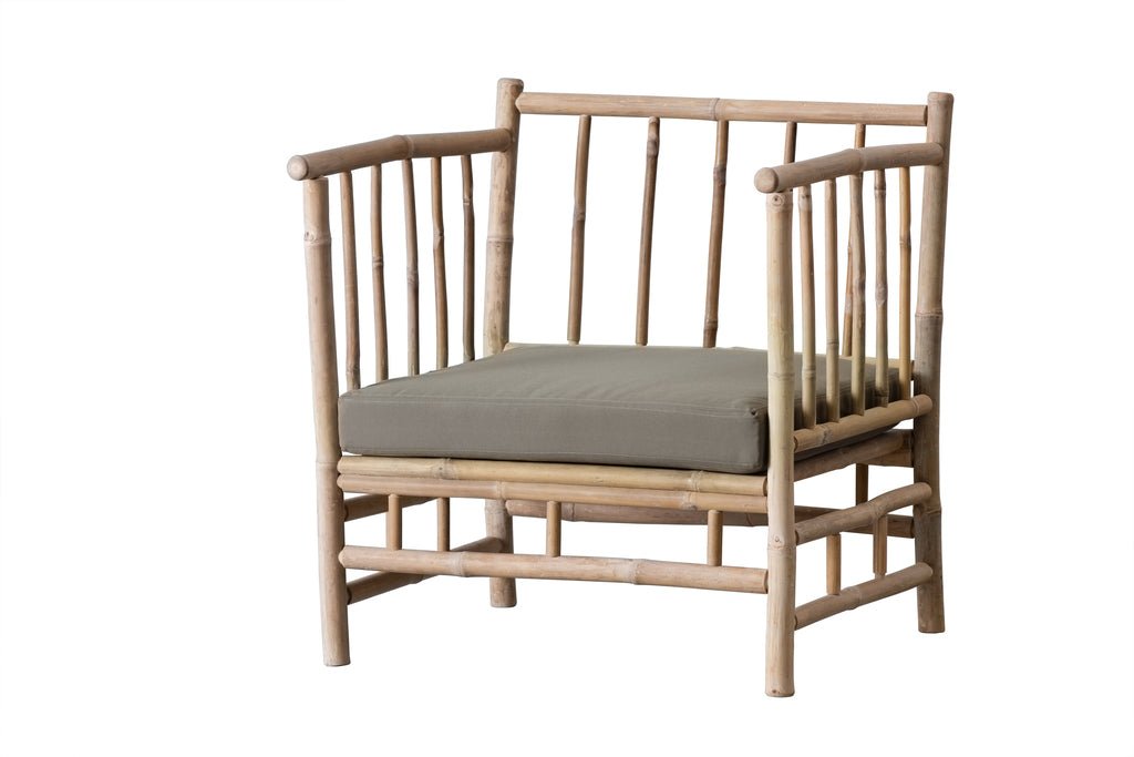 Cover til Bambus lounge chair - SWEET OLIVE - Northbynorth - Køb Bambusmøbler