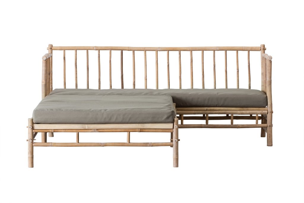Bambuspakke  1 stk. 3 seater modul sofa og 1 stk. ottoman