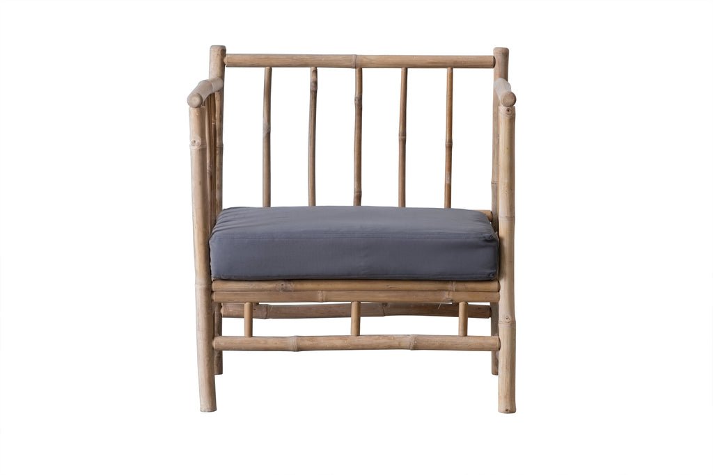 Cover til Bambus lounge chair - LIGHT GREY - Northbynorth - Køb Bambusmøbler