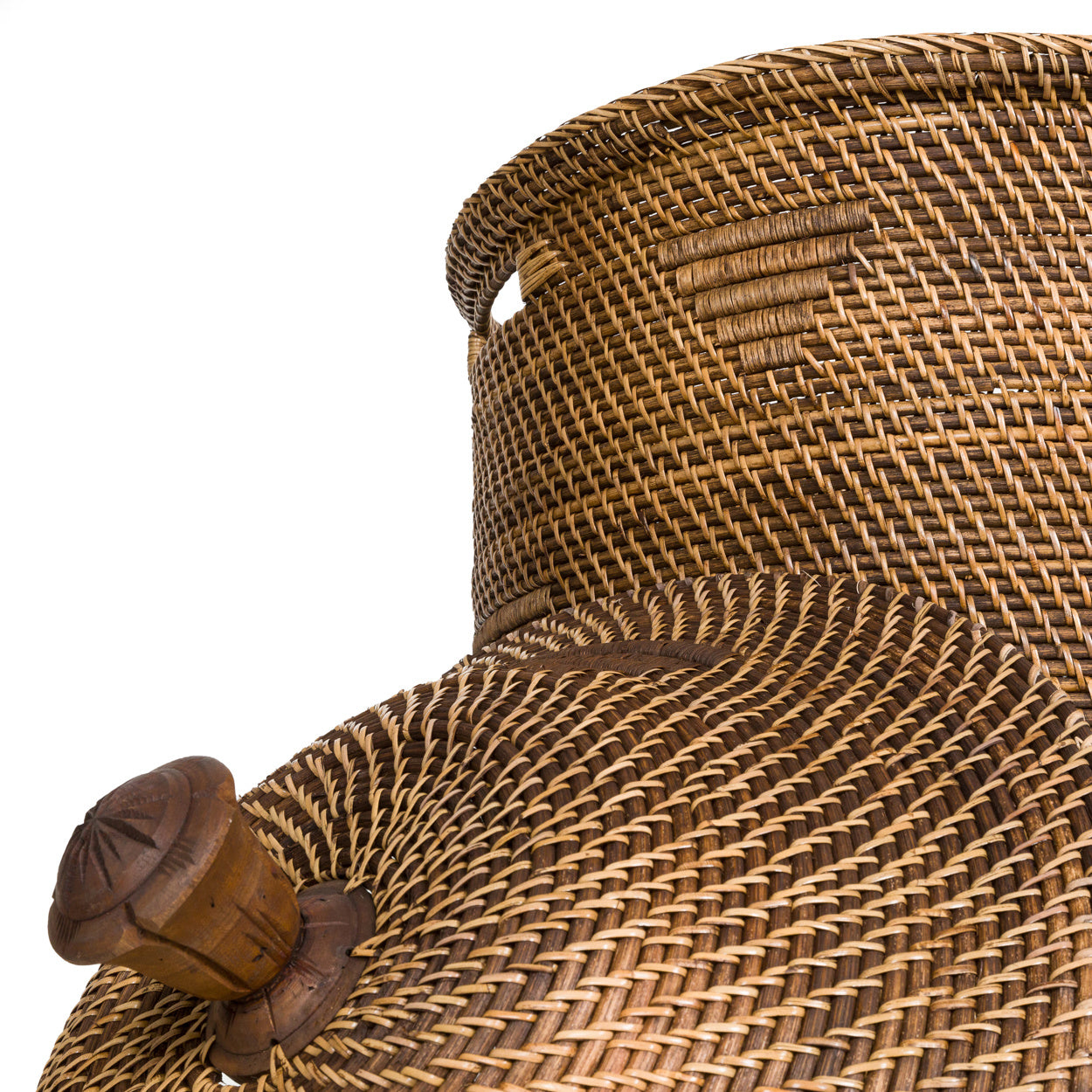 Den koloniale vasketøjskurv - naturlig brun - XL