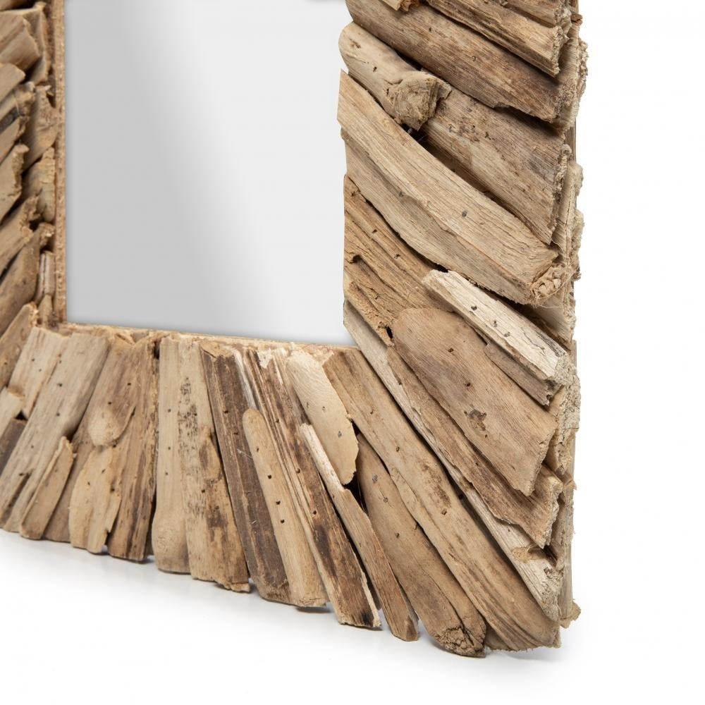 El espejo con marco Driftwood - Natural - M