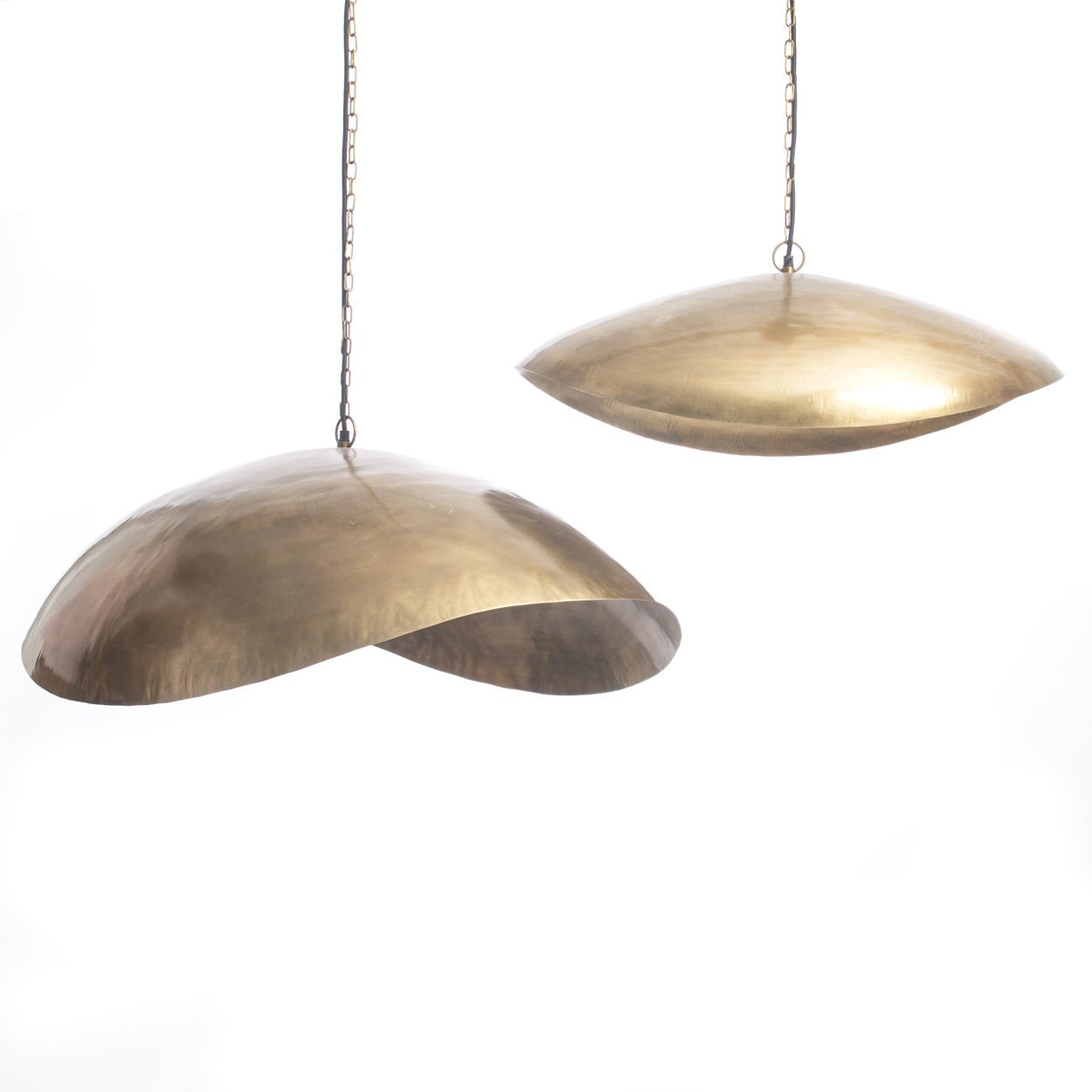 Fortune Cookie hanging lamp - brass - XL