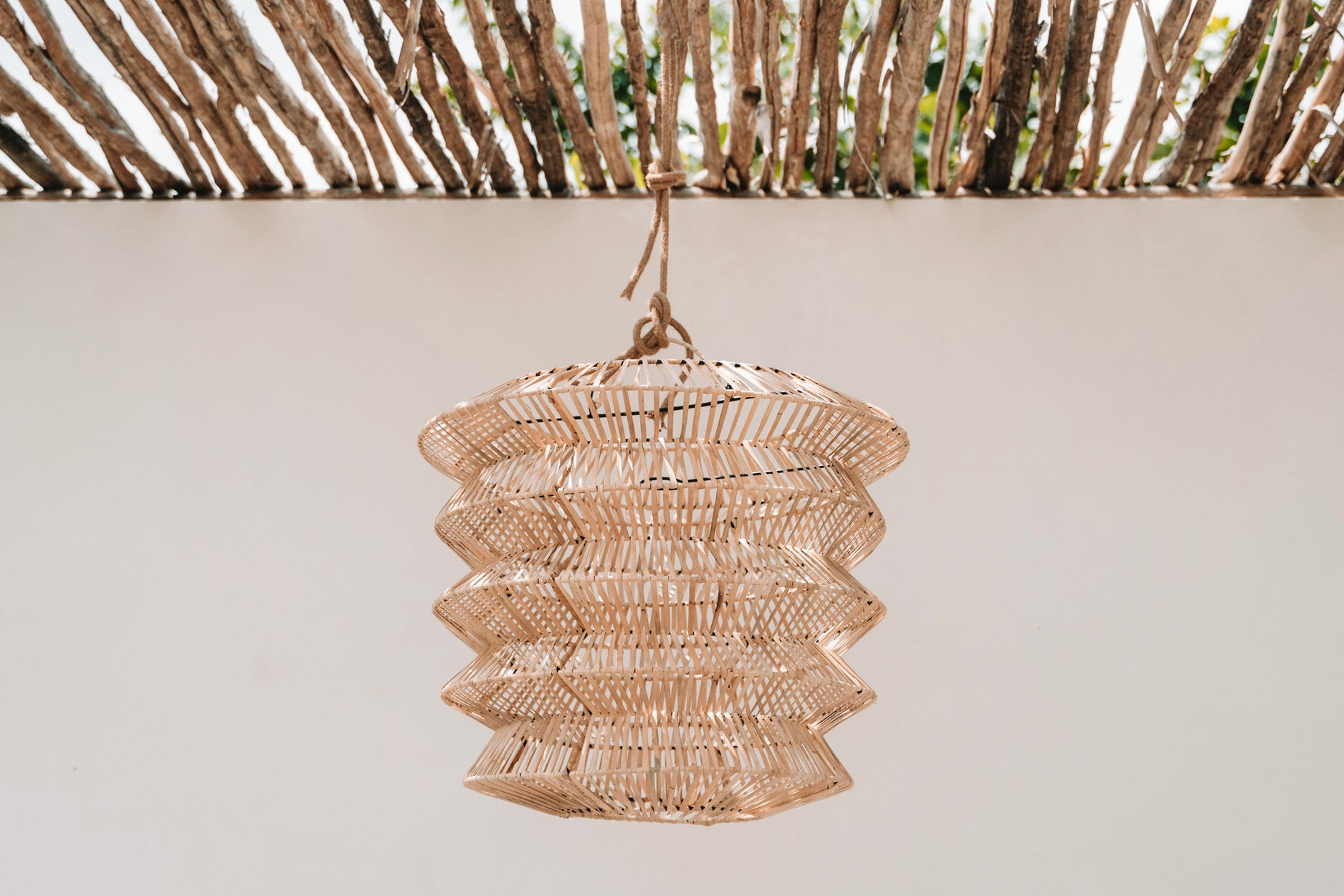 The Mad Moiselle hanging lamp - natural - M
