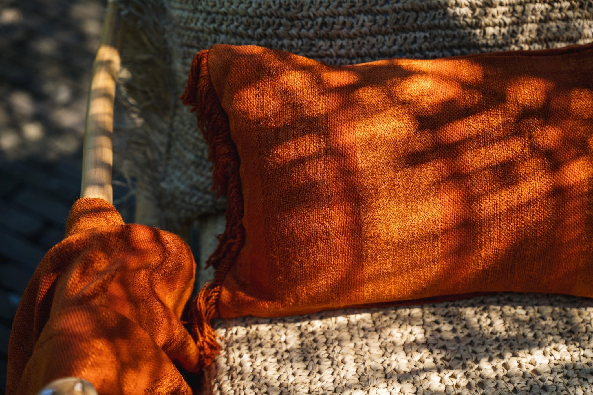 The Oh My Gee Cushion Cover - Rust Velvet - 30x50