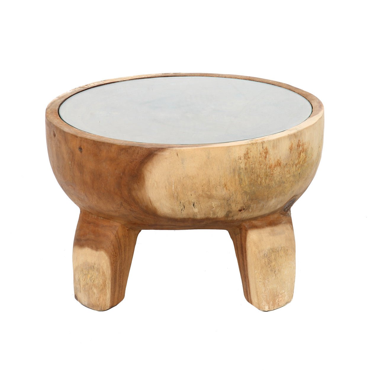 The wooden side table - 55