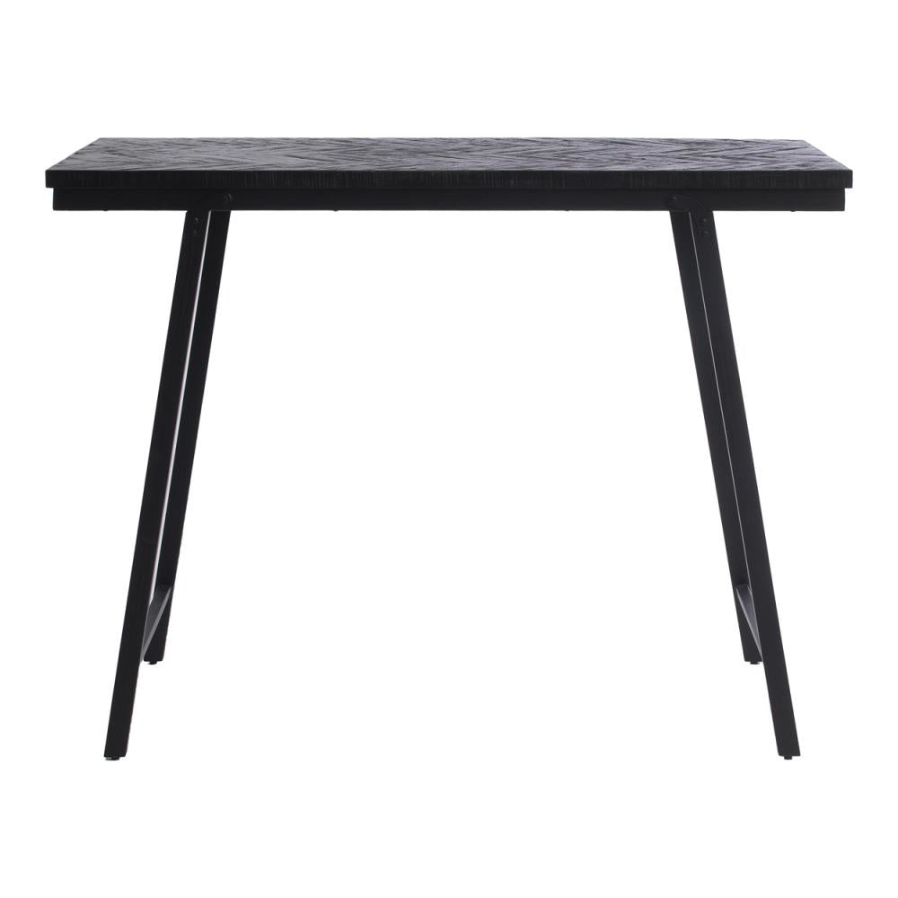 Mesa alta The Herringbone - Negro - 140cm