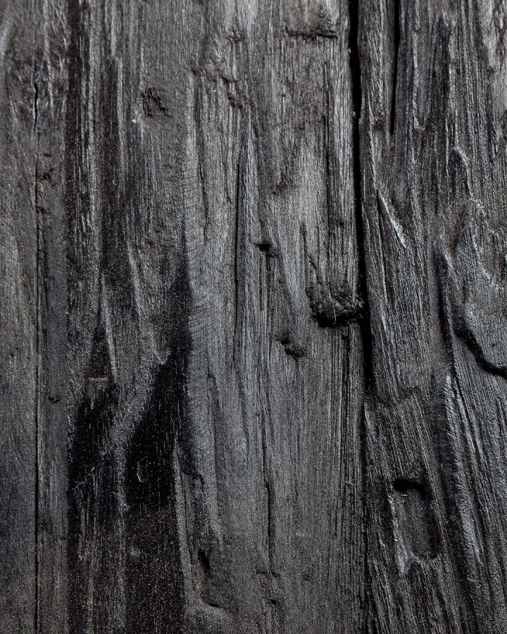 Svart vackert matbord i teak 220x90