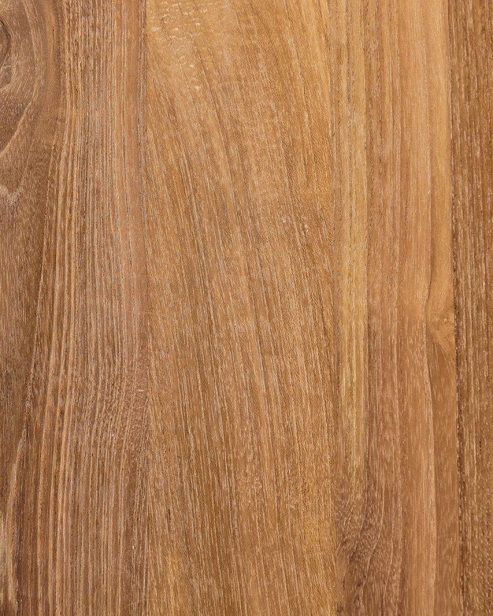 Utdragbart matbord i obehandlad massiv regenererad teak 180 (260) x 90 cm