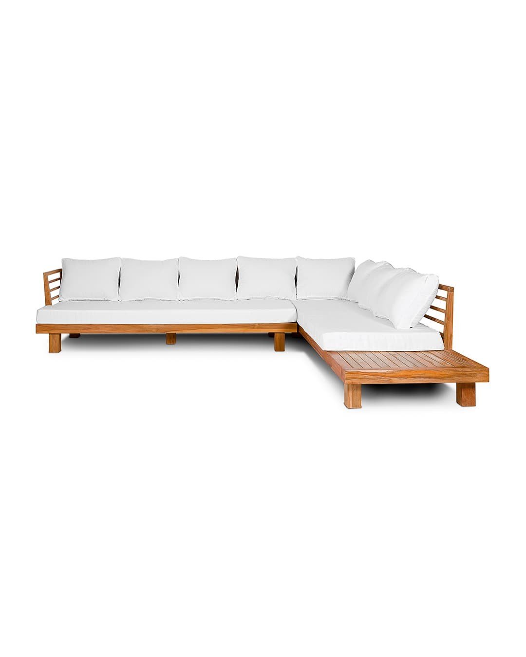 Go big or go Home beautiful corner sofa in teak wood