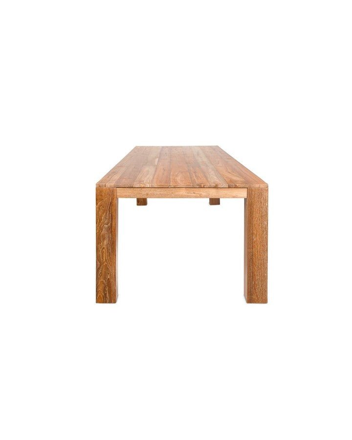 Dining table in recycled teak 300x100x75