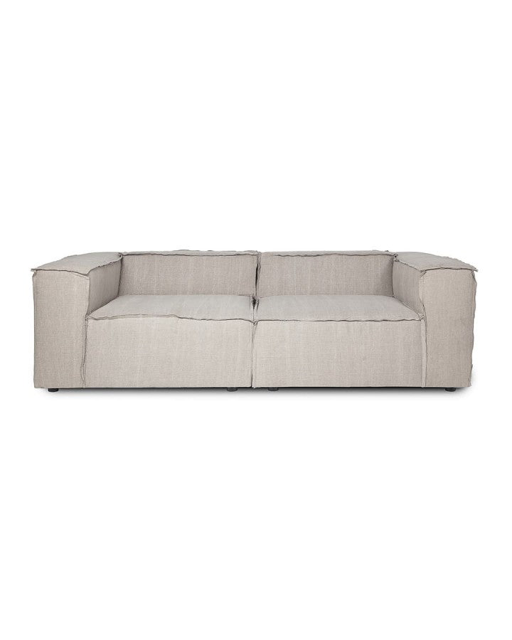 Linen and cotton sofa 260 CM